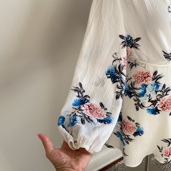 L’ Atiste By Amy Ivory Floral Long Sleeve Wrap Dress - Picture 5 of 7